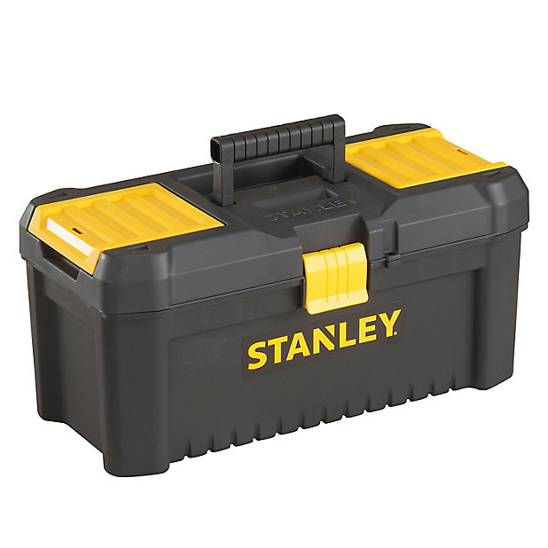 Stanley 16 Inch Essential Tool Box RRP 10 CLEARANCE XL 7.50